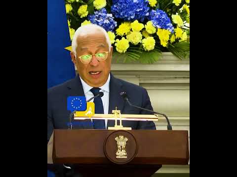 Video Thumbnail: Trade Is Our Geopolitical Stabilizer! António Costa: EU & India Must Shape the Future Together 🇪🇺🇮🇳