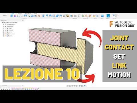 Corso Fusion 360 - Lezione 10 - Come movimentare gli oggetti in Fusion 360
