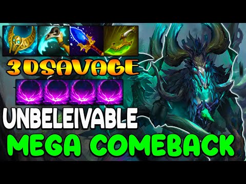 CRAZY 30SAVAGE - UNBELEIVABLE MEGA COMEBACK - INSANE CARRY OUTWORLD DESTROYER - DOTA 2 GAMEPLAY