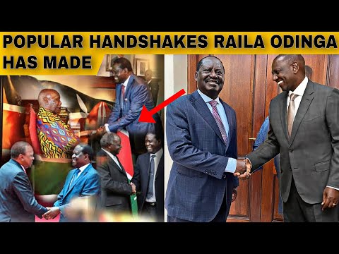 HANDSHAKES THAT MADE RAILA ODINGA MOST POWERFUL POLITICIAN IN AFRICA | ruto raila | bipartisan