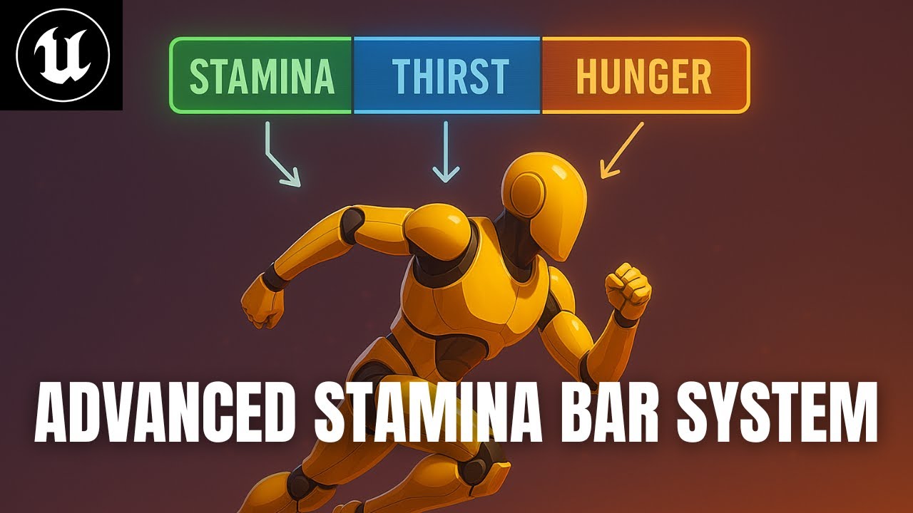 Make The Unified Stamina Bar From Peak - UE5 Stamina Bar Tutorial