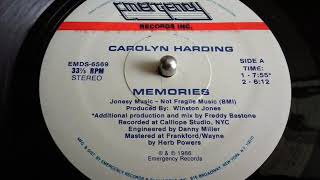 CAROLYN HARDING- MEMORIES  [A1]