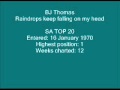 BJ Thomas - Raindrops keep falling on my head ...