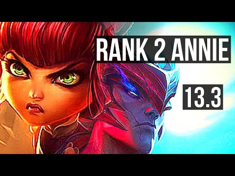 ANNIE vs YONE (MID) | Rank 2 Annie, 6/0/3, Dominating | EUW Challenger | 13.3