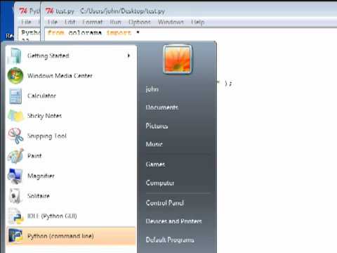 Python colorama 06 Convert