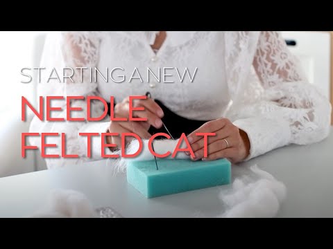 Little Kitten - Needle Felted Ragdoll Cat