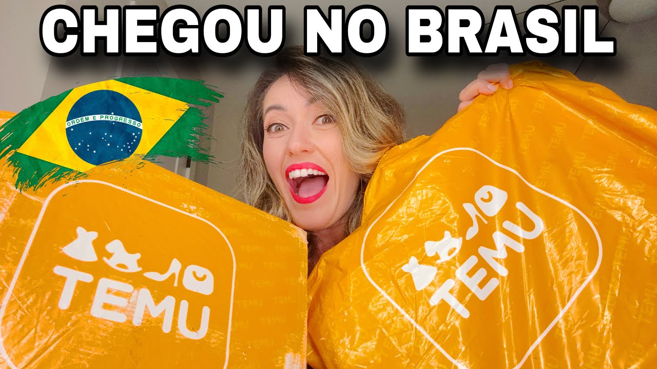 TEMU CHEGOU NO BRASIL!!! VOCÊS VÃO PIRAR!!!
