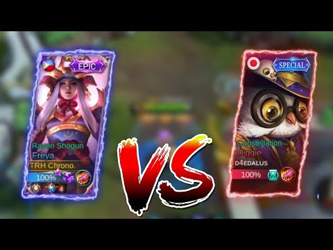 MY TOP GLOBAL FREYA VS THIS ANNOYING DIGGIE STRAT! - MLBB