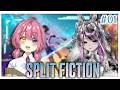 【SPLIT FICTION】pink student and pink bnuuy join forces !!!!【 HANAORI MIYUKI / 花織みゆき】