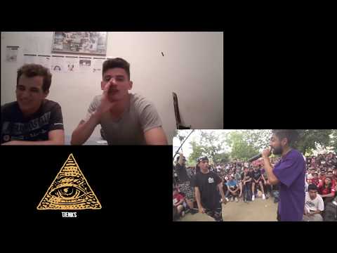 GRINGO REACCIONA A JOQERR VS EL MENOR / 8VOS DEM FINAL 2018 - TIENKS