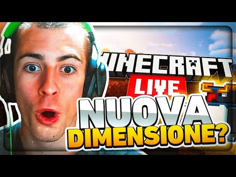 NUOVA DIMENSIONE?! REACTION AL MINECRAFT LIVE 2023!!