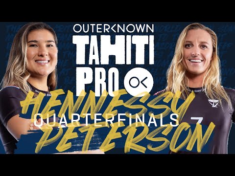 Brisa Hennessy vs Lakey Peterson | Outerknown Tahiti Pro - Quarterfinals
