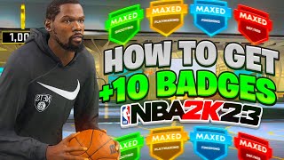 HOW TO GET +10 EXTRA BADGES in NBA2K23 ! UNLIMITED FLASHBACK GAMES & QUESTS! BEST BADGE GLITCH!