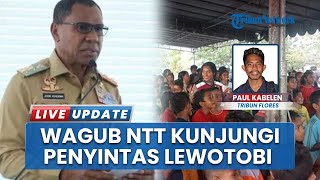 Wagub NTT Johni Asadoma Kunjungi Penyintas Erupsi Gunung Lewotobi Laki-laki