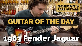 Video thumbnail for Guitar of the Day: 1963 Fender Jaguar Sunburst | Norman's Rare Guitars by Normans Rare Guitars