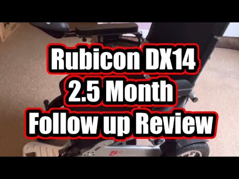 Rubicon FOLLOW UP REVIEW of the Folding Motorized Power Electric Wheelchair