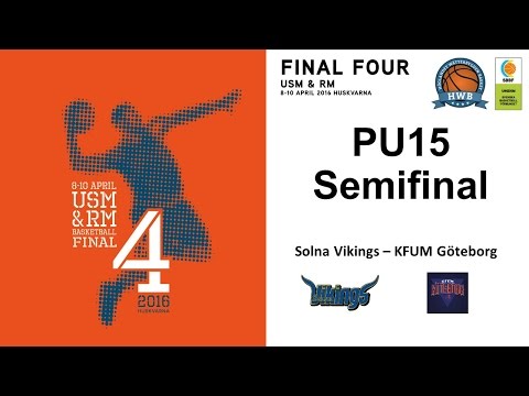RM 2016 PU15 Semifinal Solna Vikings - KFUM Göteborg