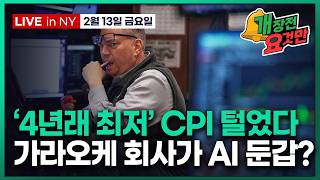 [빈난새의 개장전요것만-2월13일] 올해 3번 인하 등장 | 트럼프 철강관세 축소 검토 | 갑자기 저승사자 …