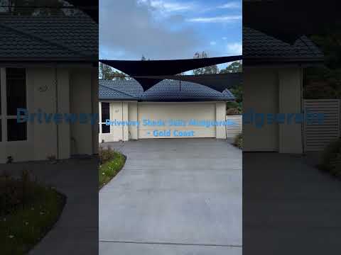 Double Driveway Shade Sails