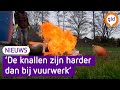 Carbidschieten op zaterdag voor de zondagsrust