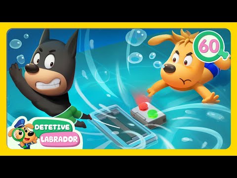 Botão Misterioso No Fundo da Piscina 🔴 Dicas de Segurança do Detetive Labrador🔍 1 Hora 🎬 Compilação