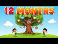 Learn 12 Months Of The Year Fun Learning Video