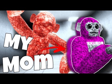 Scary Baboon with my MOM