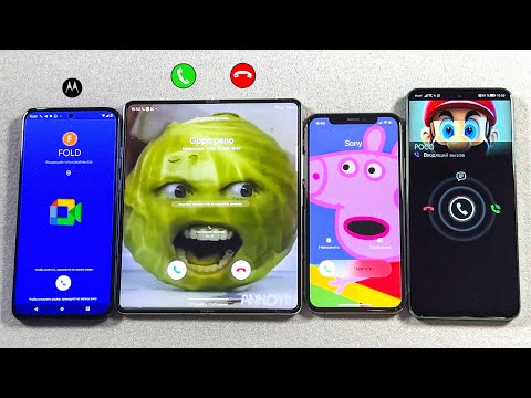 Huawei NY90 + iPhone Xs + Z Fold 5 + Moto E30N Google Meet + Viber + Incoming Calls