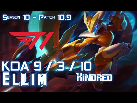 T1 Ellim KINDRED vs GRAVES Jungle - Patch 10.9 KR Ranked