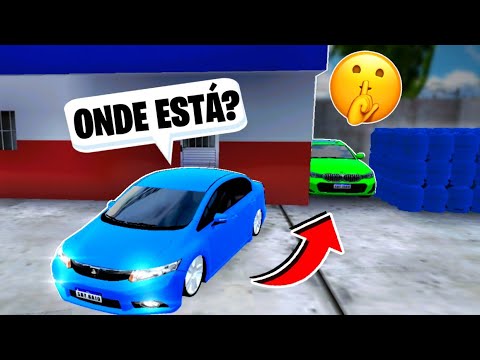 I CHALLENGED THE BLUE CAR IN HIDE AND SEEK!!! 😲 IN CARROS REBAIXADOS ONLINE