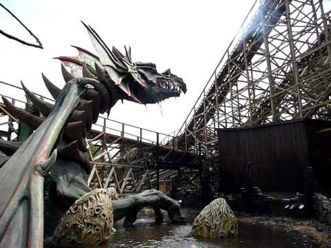 Draak Animatronic Joris en de Draak Efteling 1 juli 2010 Deel 4