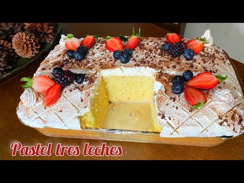 PASTEL TRES LECHES *receta fácil * ✅ te encantará 😋😋