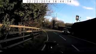 preview picture of video 'Bad Driver of the Day:  Hump-Back Bridge Fail'