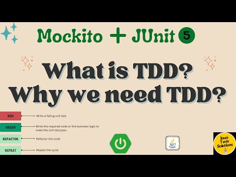 Test Driven Development (TDD) in Spring Boot | Junit 5 | Mockito | Complete Tutorial