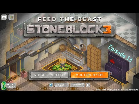 Minecraft FTB Stoneblock 3 S1 EP 13 Craftable Chickens