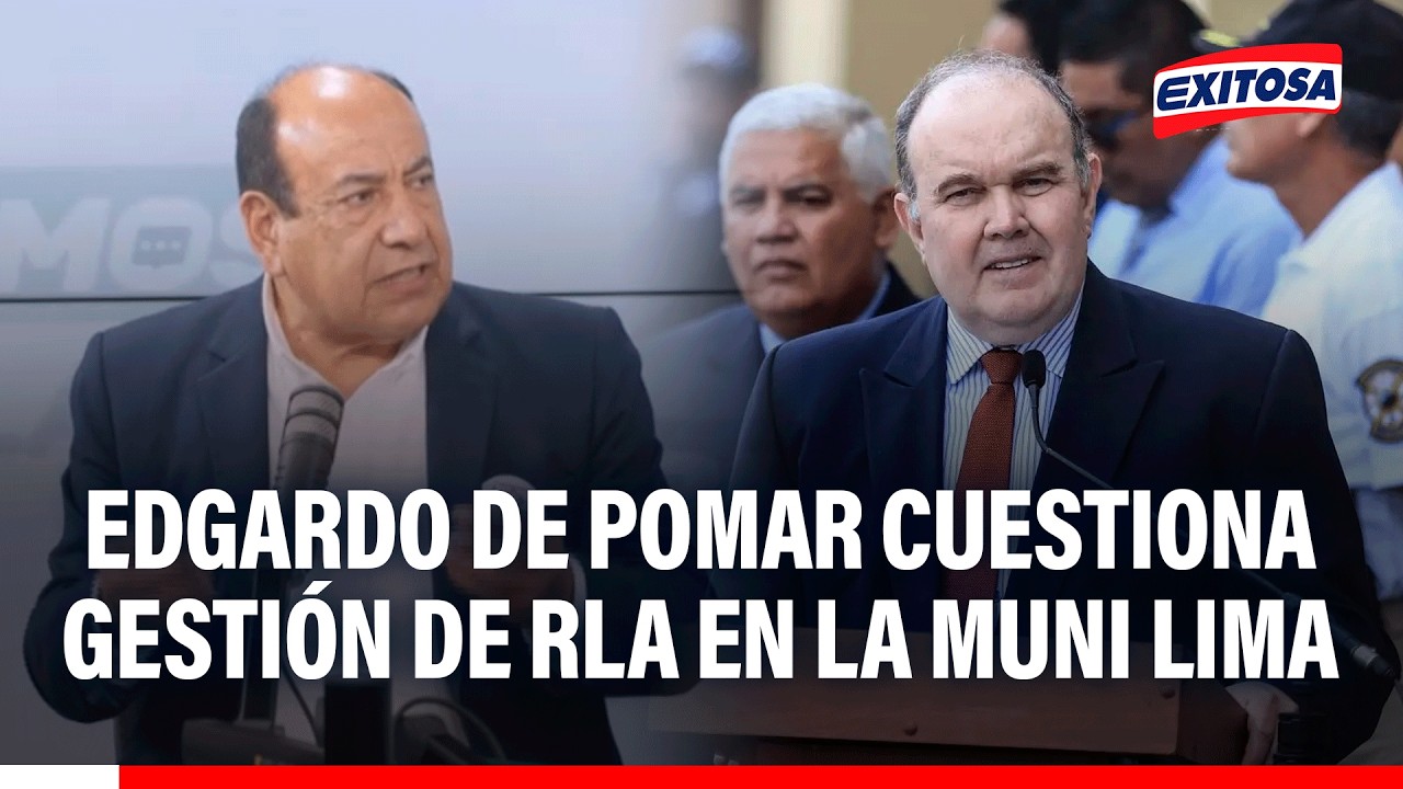 🔴🔵 Edgardo De Poma cuestiona gestión de RLA en la muni de Lima