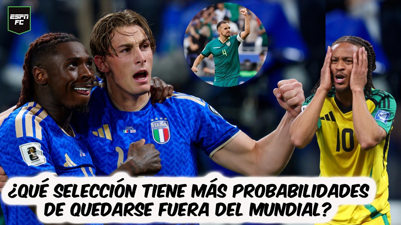 TODO o NADA. ITALIA, BOLIVIA y JAMAICA buscarán su lugar en el Mundial 2026 | SportsCenter