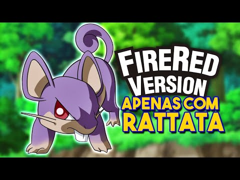 Dá pra ZERAR Pokémon FIRE RED APENAS com o Rattata? - #DESAFIO POKÉMON 07
