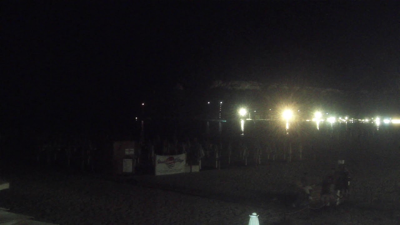 Live webcam view of Poetto Beach, Cagliari