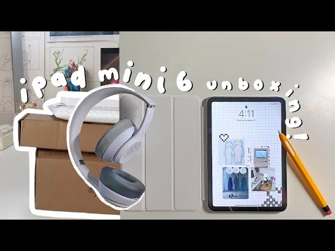  ipad mini unboxing & accessories + making my lockscreen