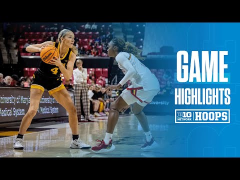 Iowa at Maryland | HIGHLIGHTS | Big Ten Women's Basketball | 01/22/2026