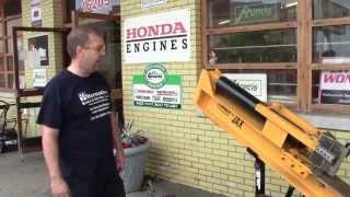 preview picture of video 'Alternative Rental & Service - Log Splitter Demonstration - Lakewood Ohio'