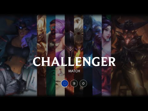 EUW Challenger match 90 - 7462 LP 75 kills
