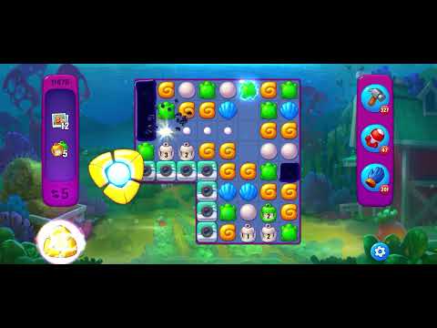 Fishdom Very Hard level 11476 no boosters フィッシュダム ベリーハード