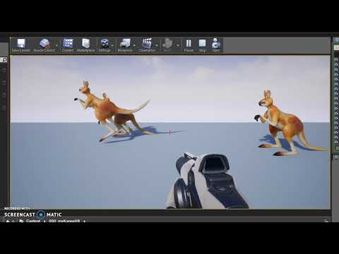 Australian Megafauna VR - Procoptodon Animation Test - Unreal Engine UE4