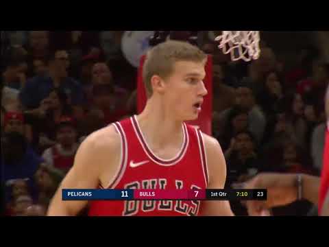 Jerian Grant 13 pts, 8 rebs, 9 asts! Chicago Bulls vs New Orleans Pelicans, 2017-11-04