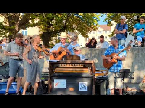 Svensk Folkmusik:  Strassenmusik am Utoqui in Zürich