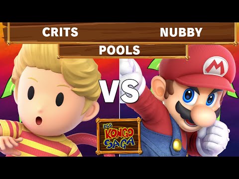 2GG Kongo Saga - Crits (Lucas) Vs Nubby (Mario) Winners Pools - Smash Ultimate