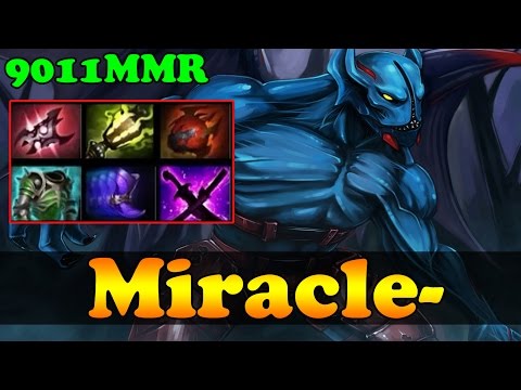 Miracle- 9011 MMR Plays Night Stalker Vol 5 - Pub Match Gameplay- Dota 2