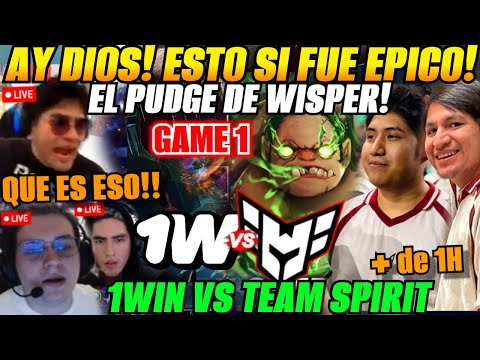 😲Wisper Pudge! analizan HEROIC vs 1WIN Game 1 Bo3 - DreamLeague S27😲Matthew, Benjaz, Leo analizan